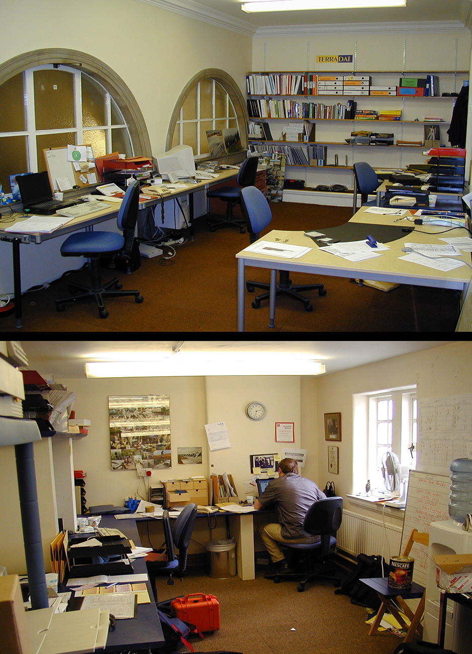 Grand offices in Cardiff University